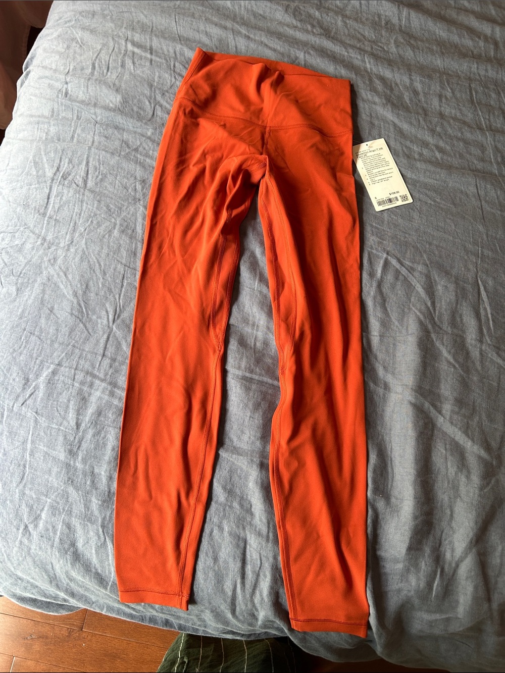 lululemon Align HR Pant 28" in Bright Orange